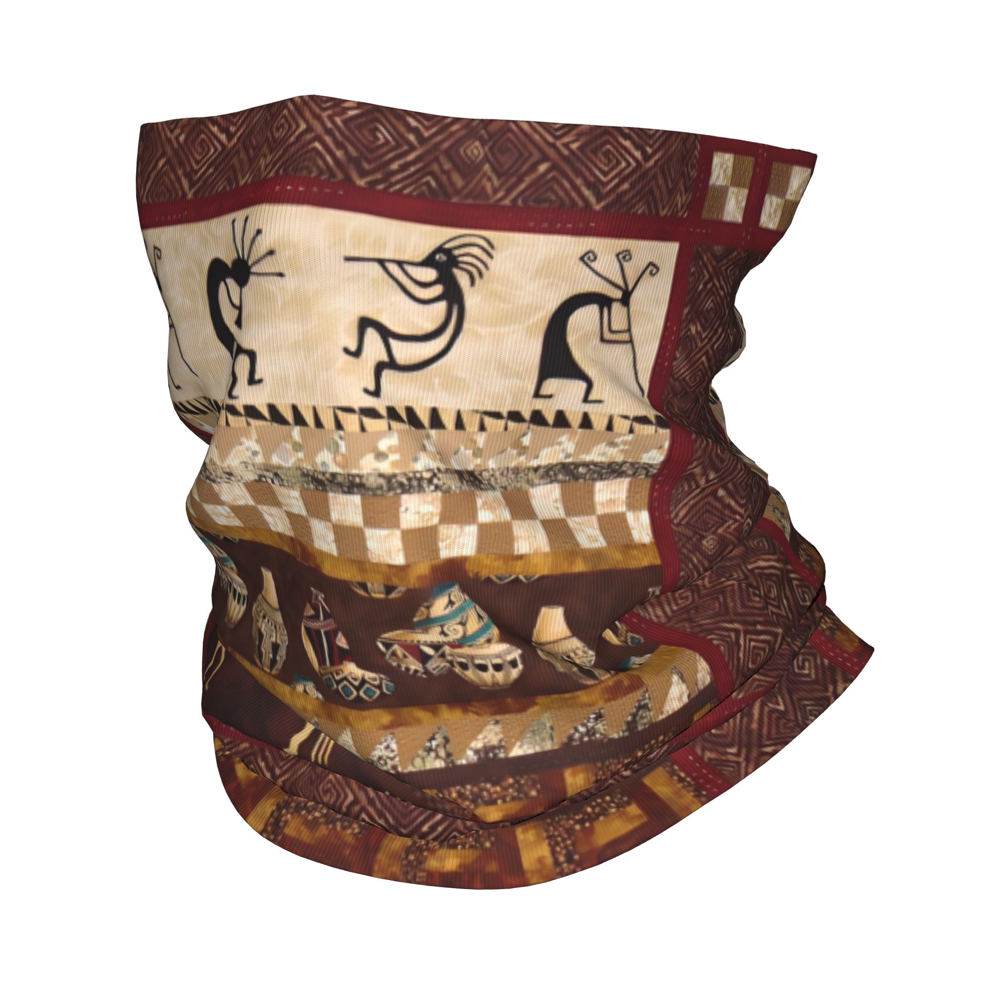 Ethnic Fashion Design - مخصص Kokopelli الشتاء عقال الرقبة أدفأ