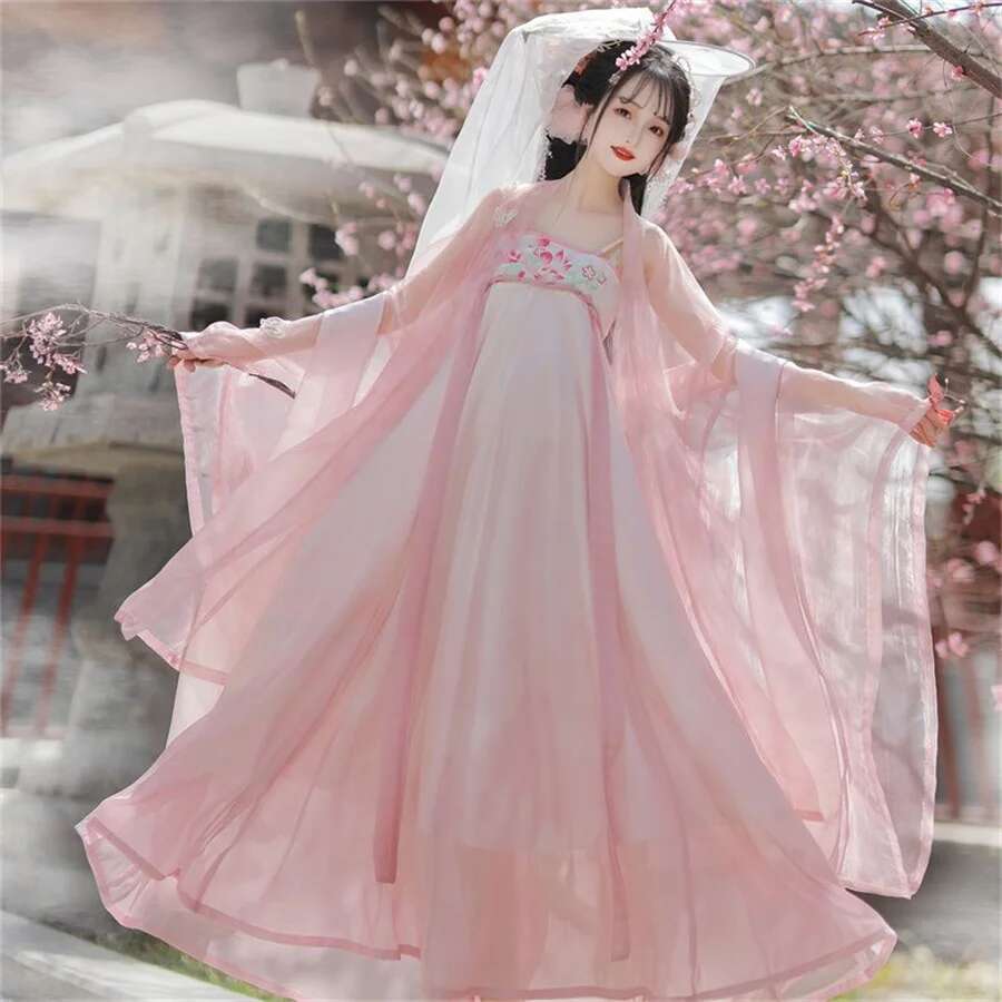 Ethnic Dress Fashion Show - فستان هانفو الصيني التقليدي أزياء تنكرية