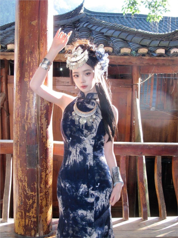 فستان باتيك جديد أنيق للنساء ب - مراجعة Ethnic Dress Fashion Show وسعره