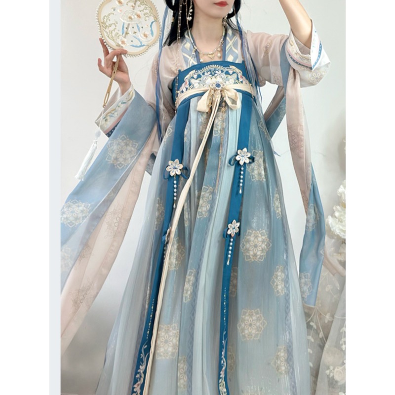 2025 Hanfu فستان تقليدي صيني أ - مراجعة Ethnic Dress Fashion Show وسعره