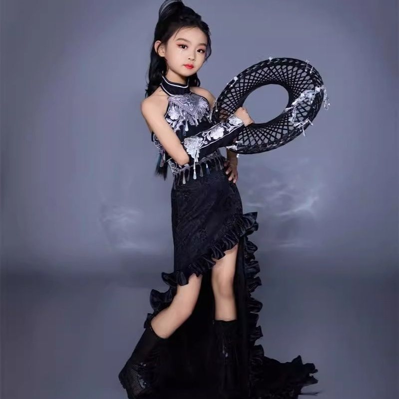 بدلة أطفال تنورة زائدة ملابس أ - مراجعة Ethnic Dress Fashion Show وسعره