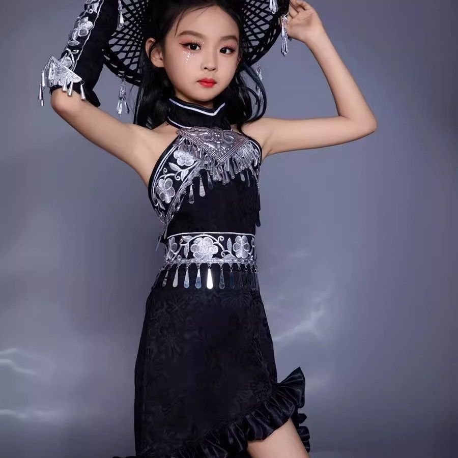 بدلة أطفال تنورة زائدة ملابس أ - مراجعة Ethnic Dress Fashion Show وسعره
