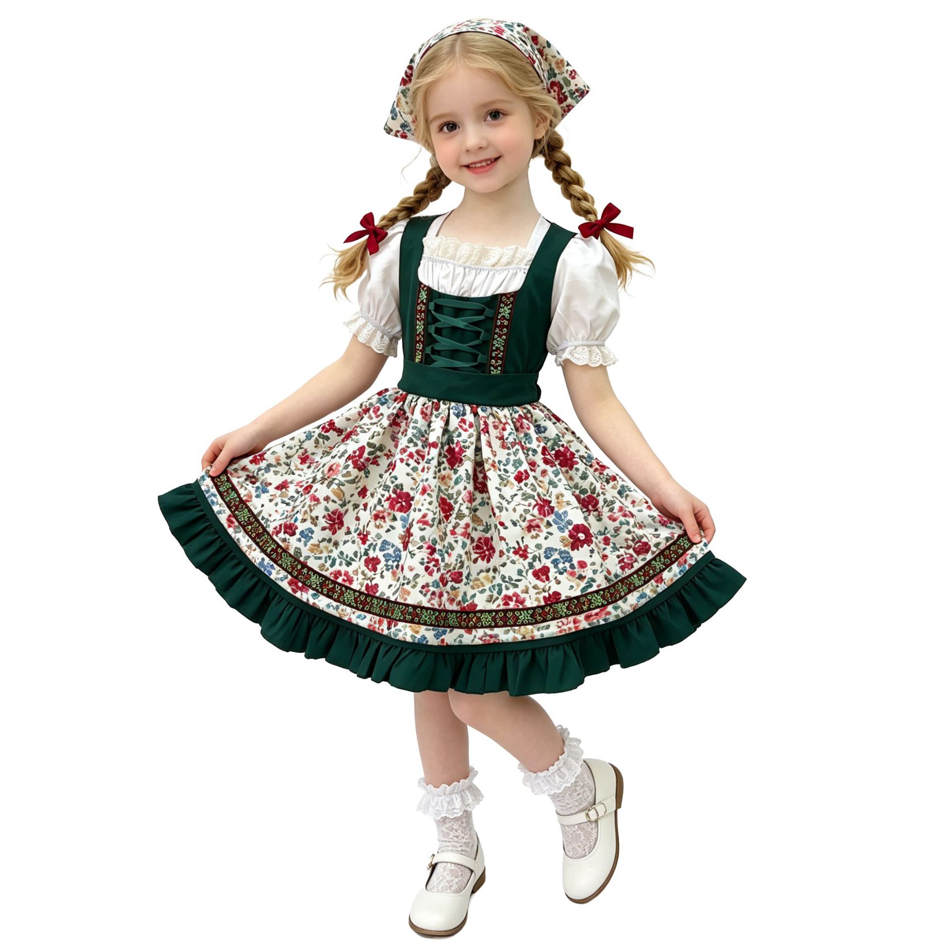 زي أداء للأطفال لمهرجان بيرة م - مراجعة Ethnic Style Dresses وسعره