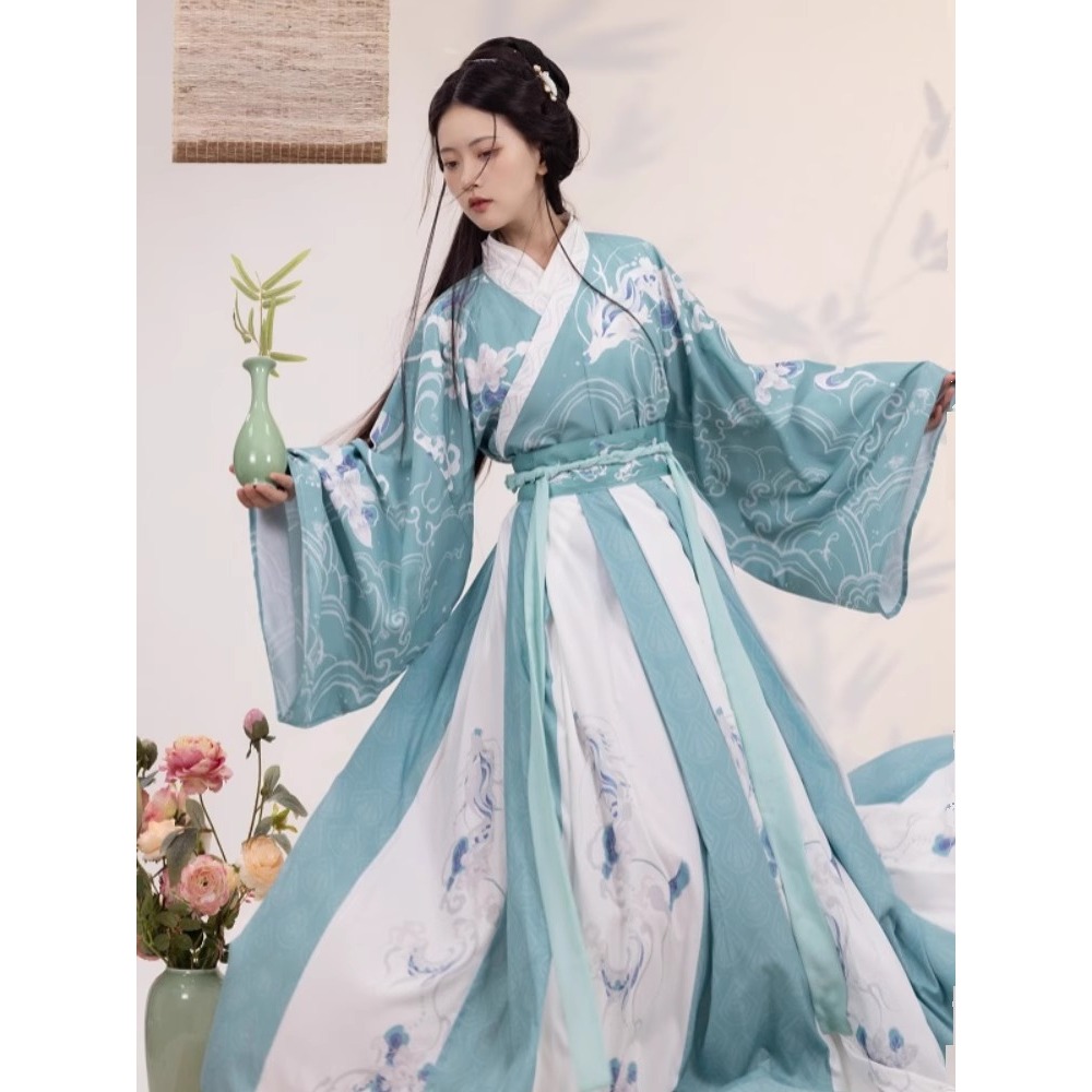 الملابس الصينية التقليدية Hanf - مراجعة Ethnic Dress Fashion Show وسعره
