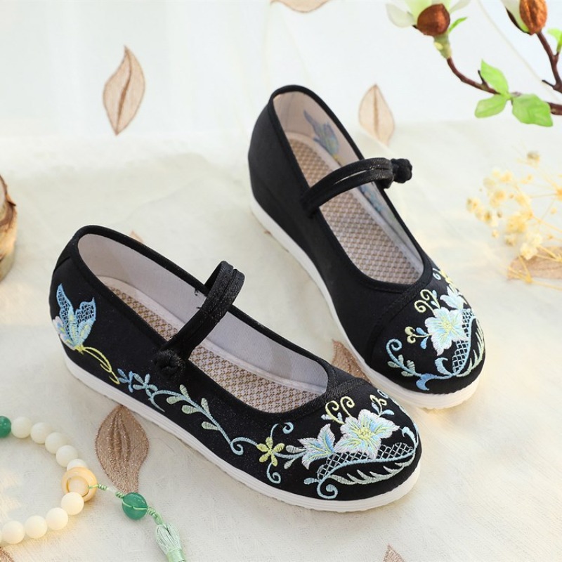أحذية هانفو نسائية بارتفاع داخ - مراجعة Ethnic Fabric وسعره
