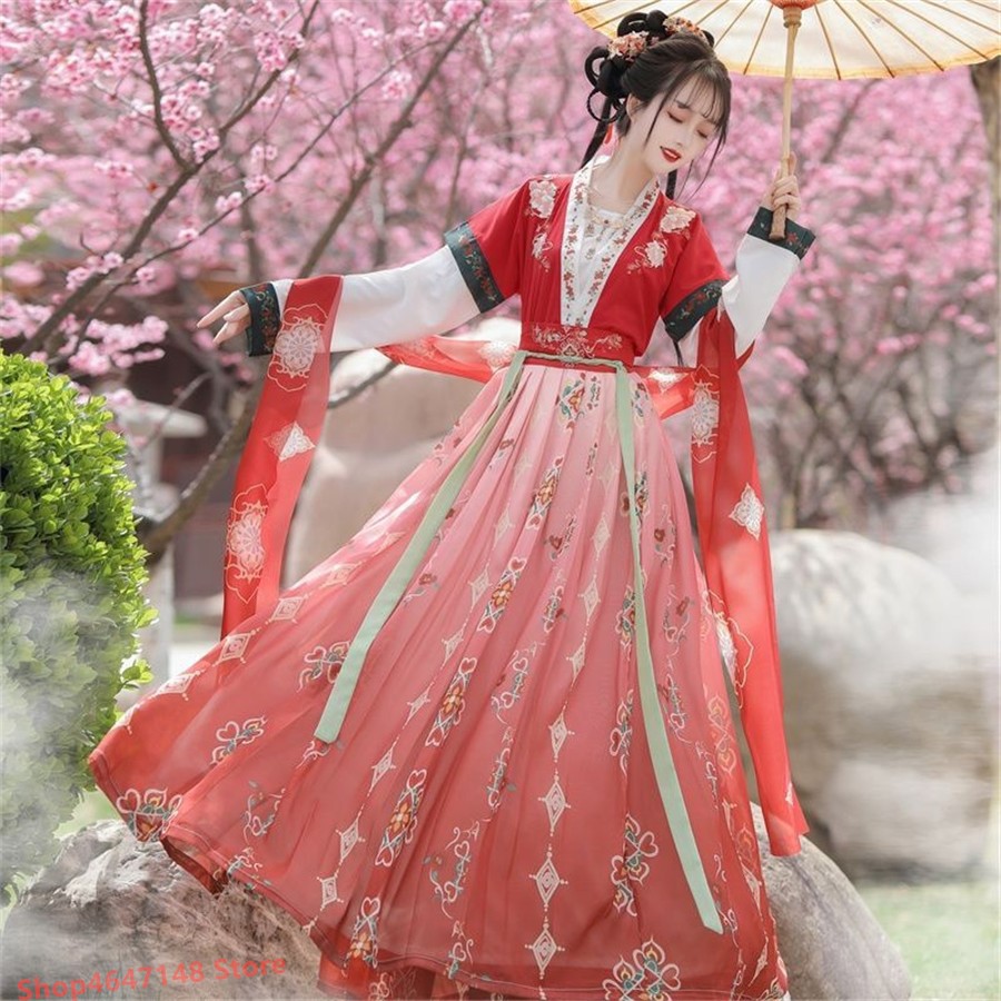 Hanfu الصينية التقليدية اللباس - مراجعة Ethnic Dress Fashion Show وسعره
