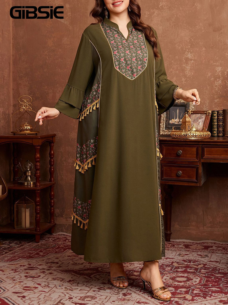 فستان عباية نسائي جديد 2026 بت - مراجعة Ethnic Style Dresses وسعره